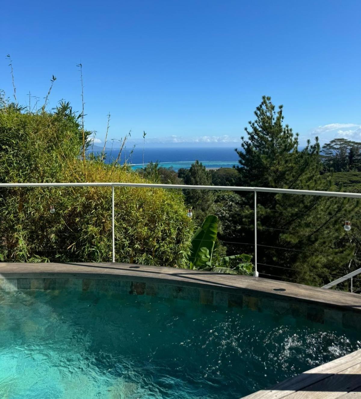 Logement Cosy Avec Piscine Et Vue Tahiti Punaauia المظهر الخارجي الصورة